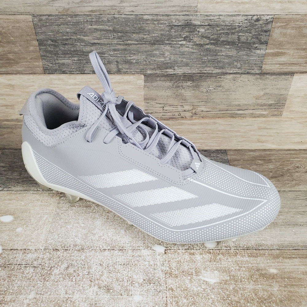 Adidas Adizero Electric 1 Mens Football Cleats Size 13 Gray White Cleat